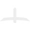 Ekena Millwork Bellingham Architectural Grade PVC Gable Bracket, 72"W x 33"H x 6"D x 6"F, 11/12 Pitch GBP072X33X0606BEL00 - alternate 4